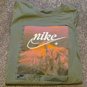 Nike Olive Mountain Graphic Tee